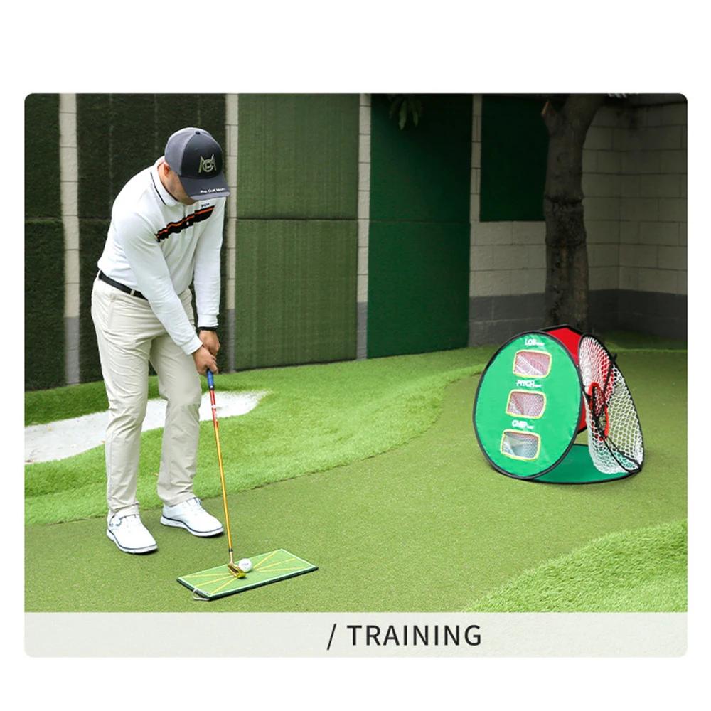 PGM 골프 트레이닝 매트, 실내 타격 탄도 스윙 감지, 타격 분석 경로, 미끄럼 방지 고무 바닥 연습 패드